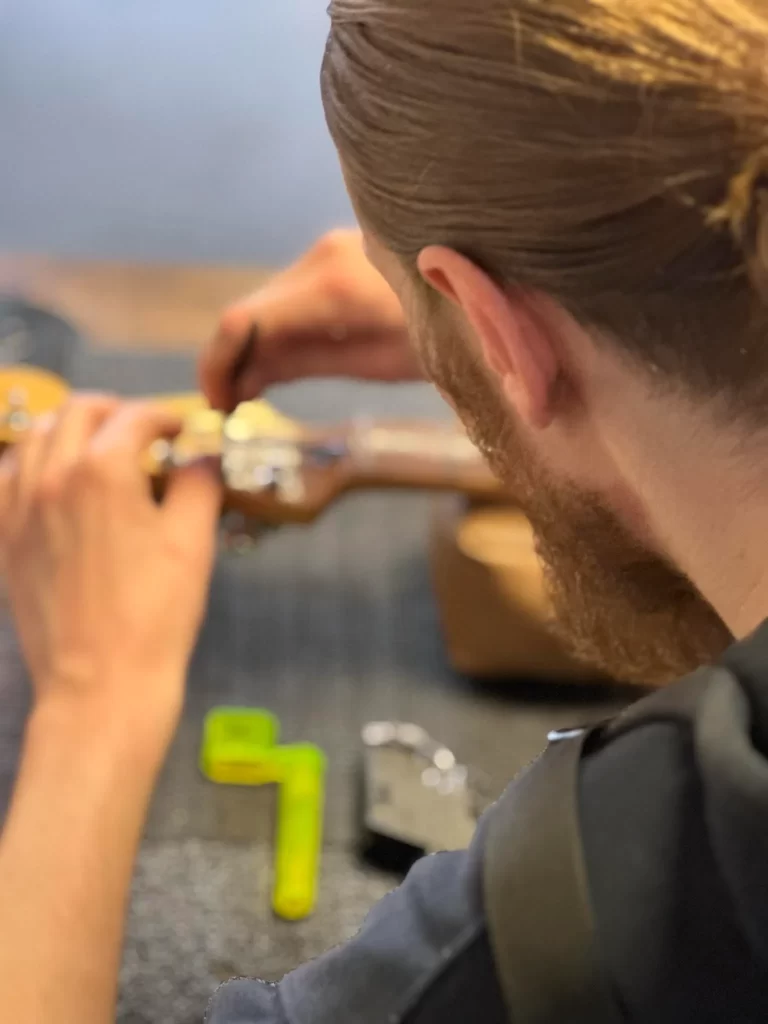 Salford-based guitar care and maintenance lesson